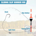 Nova Balsa Spring Bobbers – Fixed & Slip Floats for Crappie & Panfish (5-Pack)