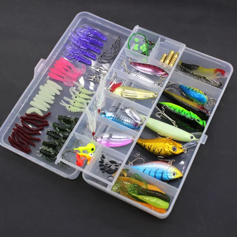 Ultimate Hybrid Fishing Lure Kit with Hard and Soft Baits Nova Fishing & Outdoors