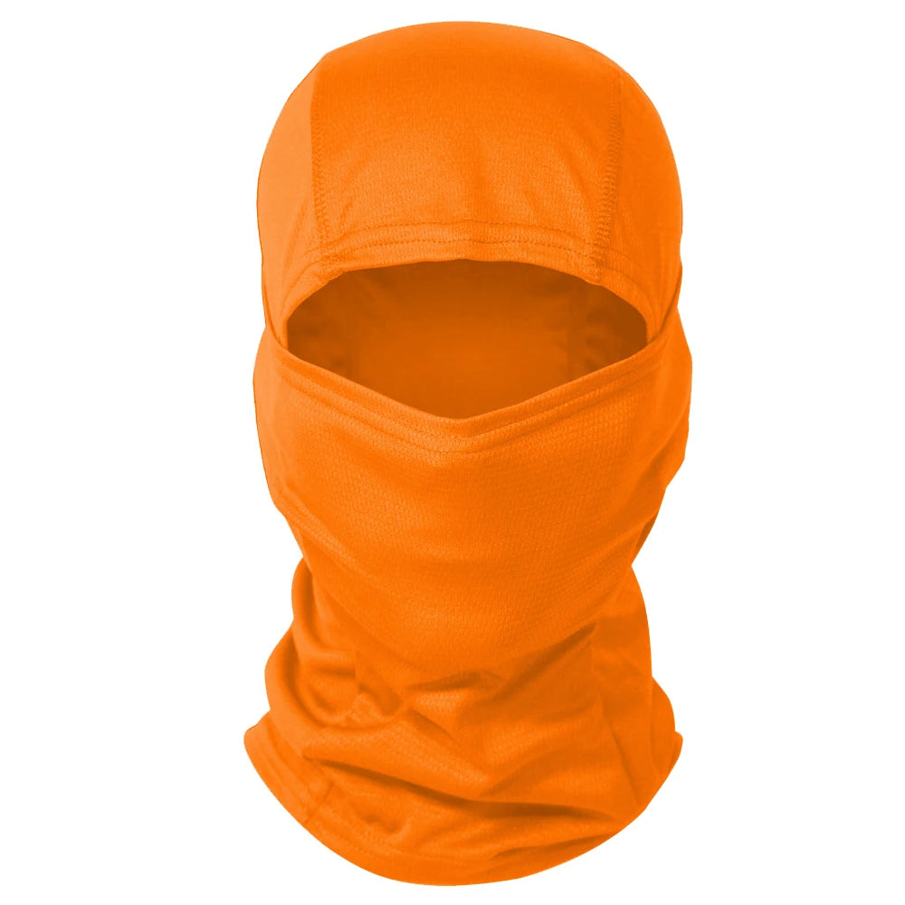 Breathable Face Mask Balaclava – UPF Sun Protection for Fishing & Outdoor Adventures Orange Nova Fishing & Outdoors