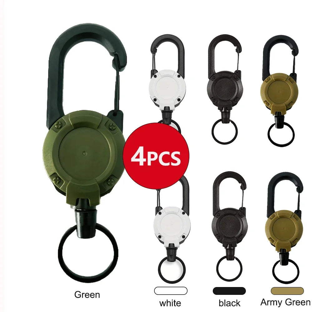 Heavy-Duty Retractable Tool Lanyard with Carabiner Clip Nova Fishing & Outdoors