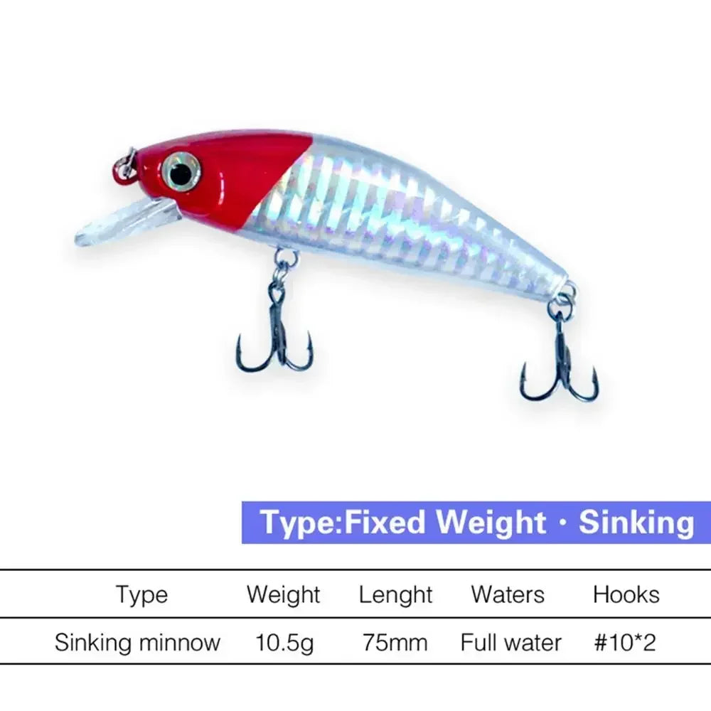 Sinking Winter Minnow Wobbler for Pike and Trout Nova Fishing & Outdoors