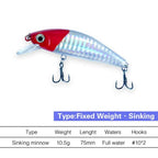 Sinking Winter Minnow Wobbler for Pike and Trout Nova Fishing & Outdoors