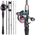 Nova Pro-Series BaitCasting Combo – 1.8m/2.1m Carbon Fiber Rod & 7.2:1 High-Speed Reel Nova Fishing & Outdoors
