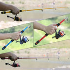 Complete Telescopic Fishing Rod and Spinning Reel Travel Kit Nova Fishing & Outdoors