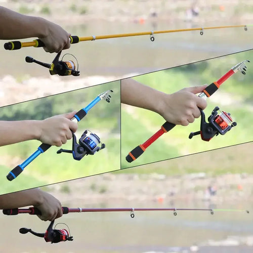Complete Telescopic Fishing Rod and Spinning Reel Travel Kit Nova Fishing & Outdoors