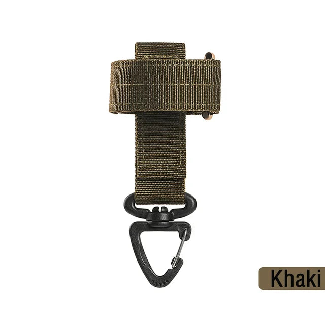Nylon Gear Clip Glove Attachment – Secure Tackle & Camping Gear khaki Nova Fishing & Outdoors
