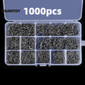 Barbed Fishing Hook Assortment – 10 Sizes, Carbon Steel, Organized Tackle Box Nova Fishing & Outdoors