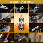 Folding Fishing Pliers – Stainless Steel Multi-Tool - Compact Folding Nova Fishing & Outdoors