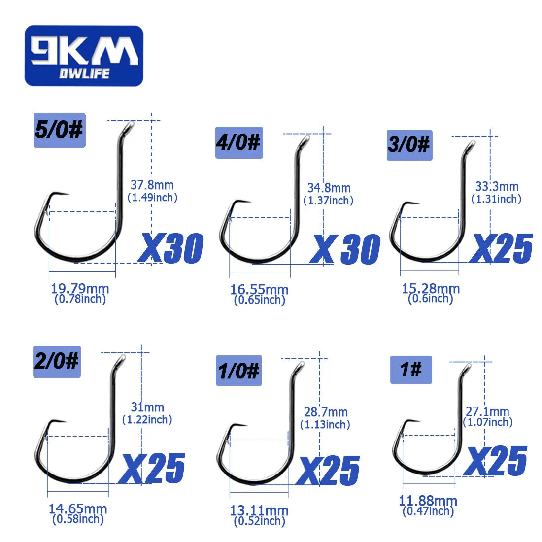 Nova Circle Hook Kit – 90-210pc Offset Saltwater & Surf Hook Assortment Box 160pcs mix size Nova Fishing & Outdoors