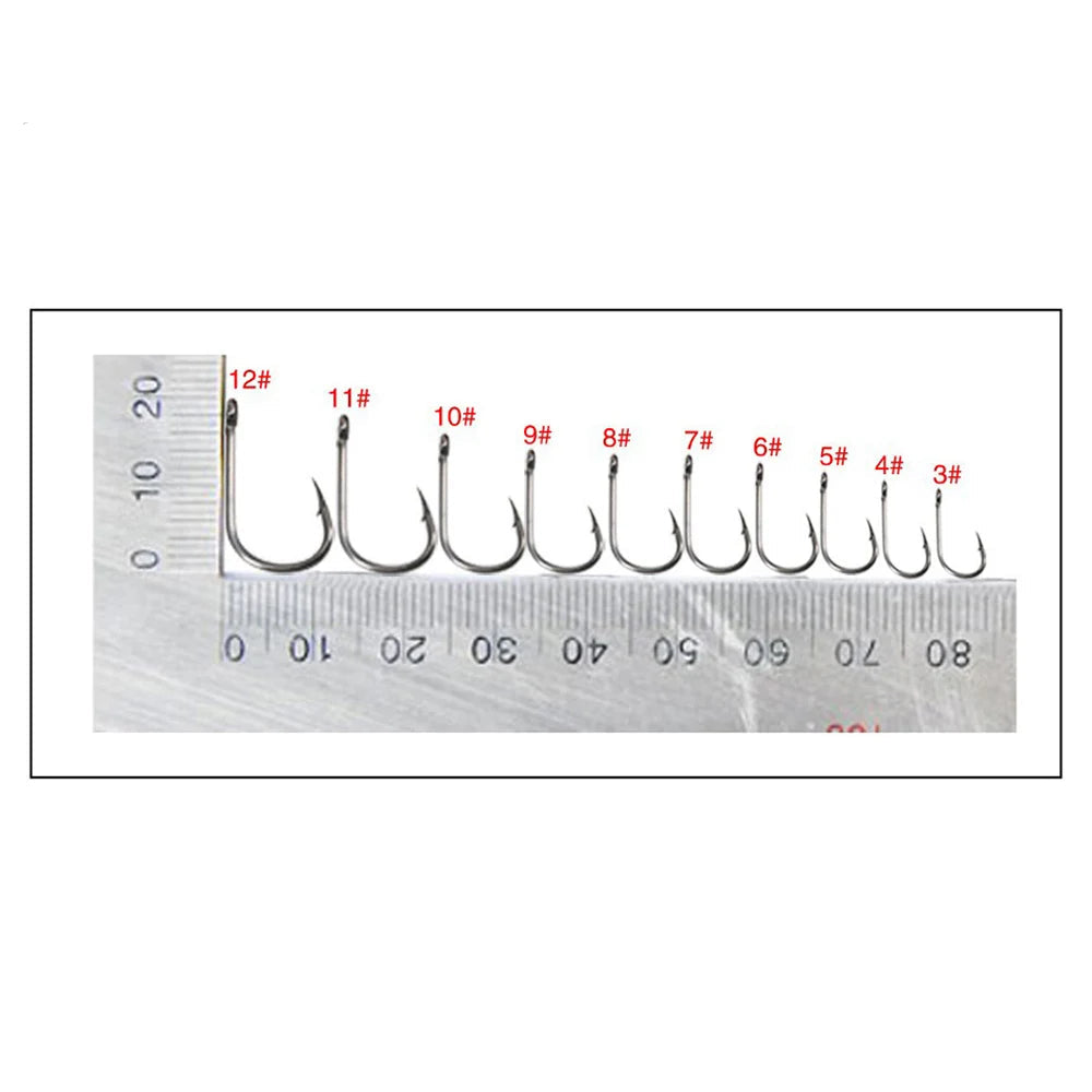 Nova Bulk Professional Fish Hook Kit – Multi-Size Barbed Hooks with Organized Tackle Box Nova Fishing & Outdoors