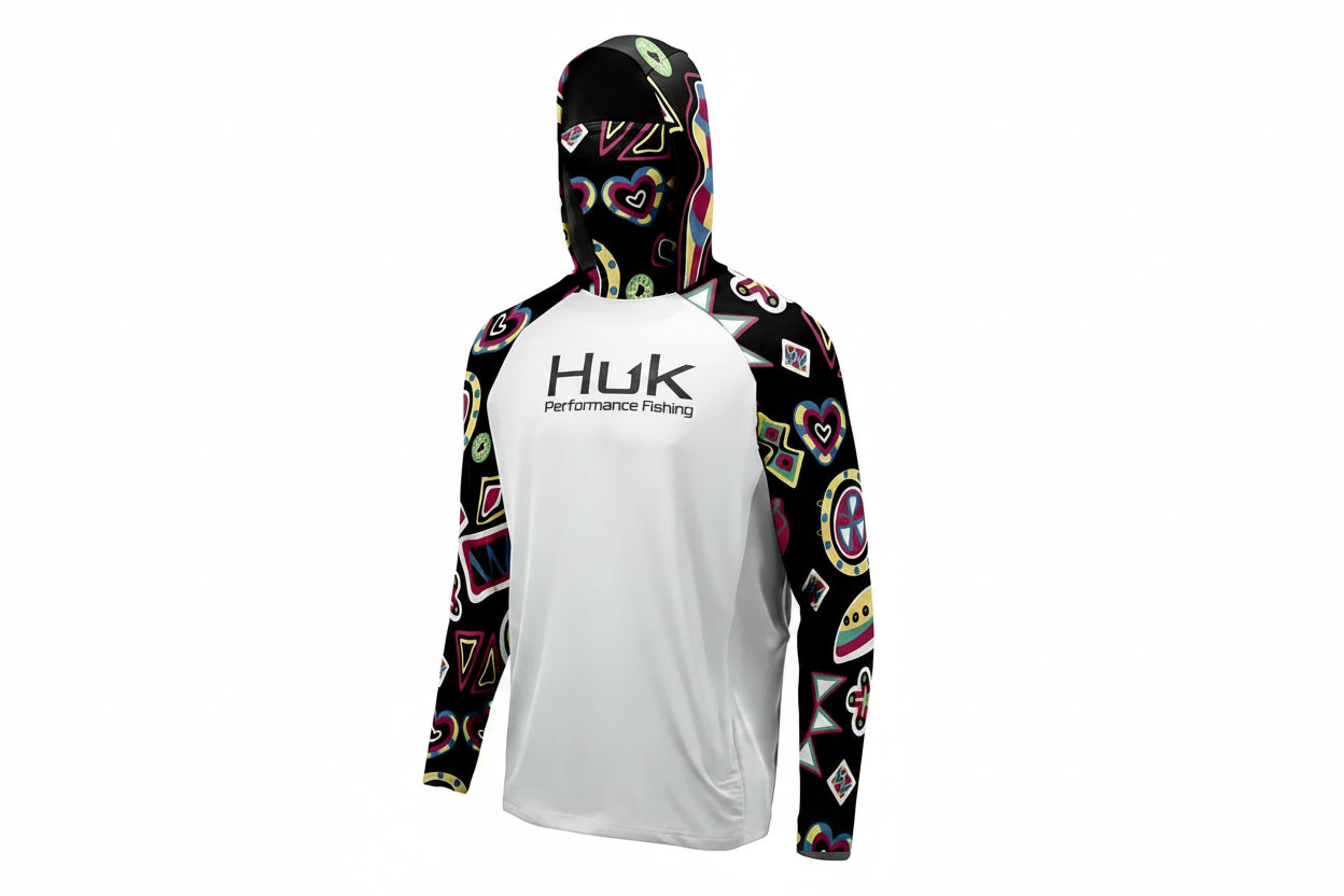 Nova Men's UPF 50+ Fishing Hoodie with Built-In Face Mask XDYHUK0744 Nova Fishing & Outdoors