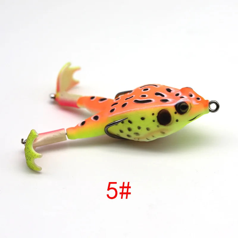 5-15 Piece Realistic Topwater Prop-Frog Lures Kit with Weedless Hooks 5-15 Pieces Nova Fishing & Outdoors