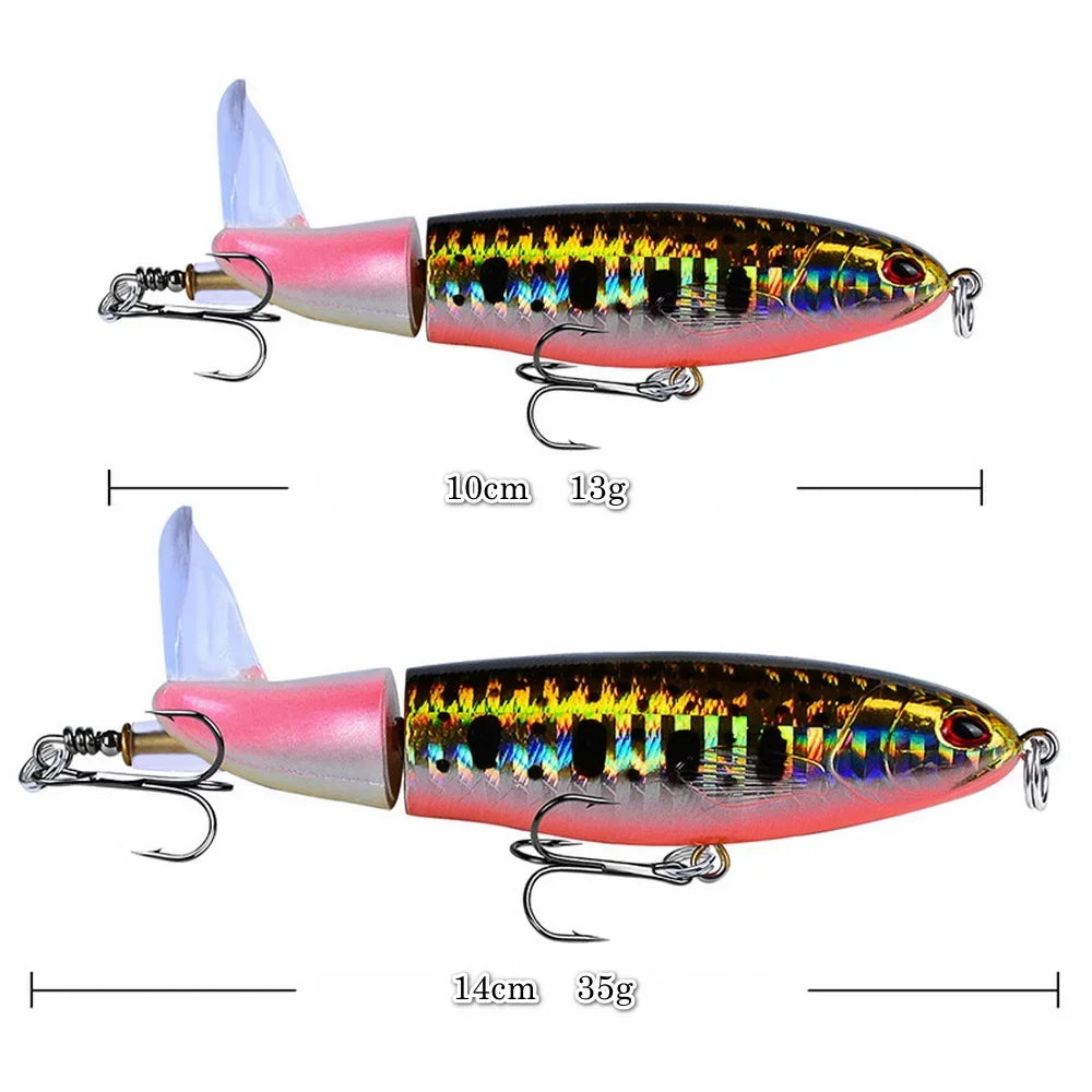 Topwater Propeller Rotating Tail Hard Bait Fishing Lure Nova Fishing & Outdoors