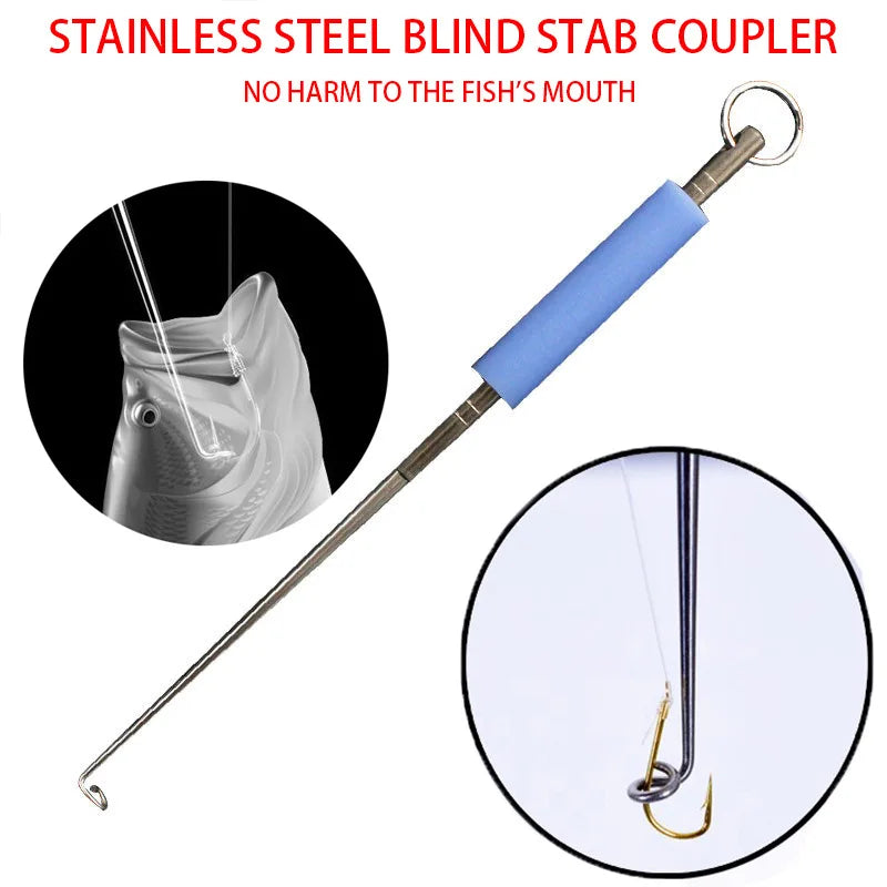 Stainless Steel Deep-Throat Hook Remover and Fish Extractor Nova Fishing & Outdoors