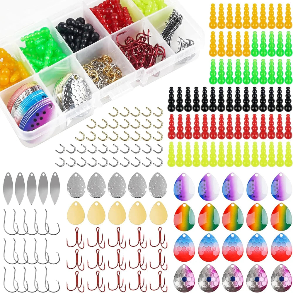 Nova Crawler Harness DIY Maker Set - 180-Piece Walleye Bass Salmon Lure Fishing Accessories