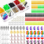 Nova Crawler Harness DIY Maker Set - 180-Piece Walleye Bass Salmon Lure Fishing Accessories