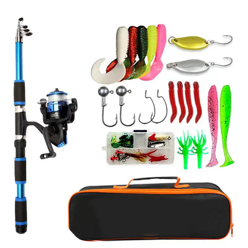 Beginner Fishing Combo Kit – Rod, Reel & Tackle for First-Time Anglers Blue Nova Fishing & Outdoors