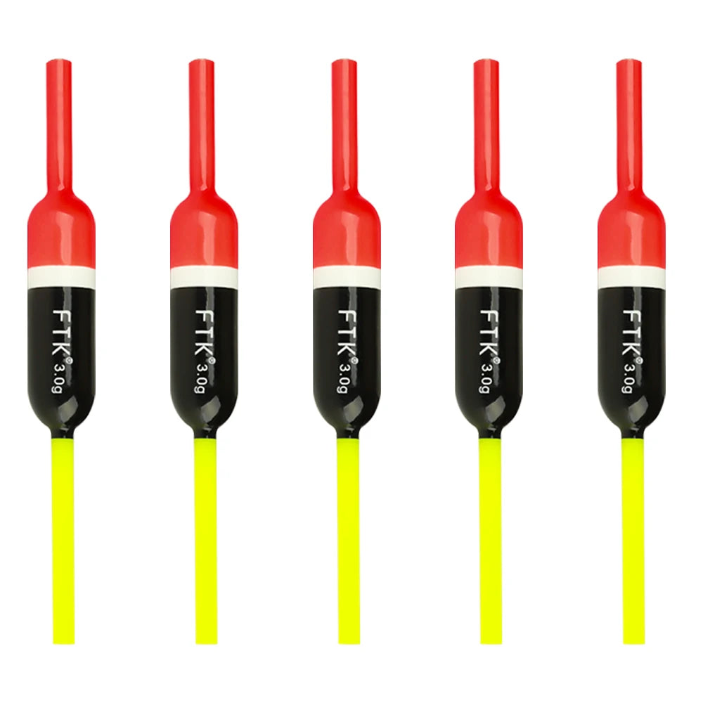 Nova Balsa Slip Bobbers – Spring Vertical Floats for Crappie, Panfish & Walleye (5-Pack)