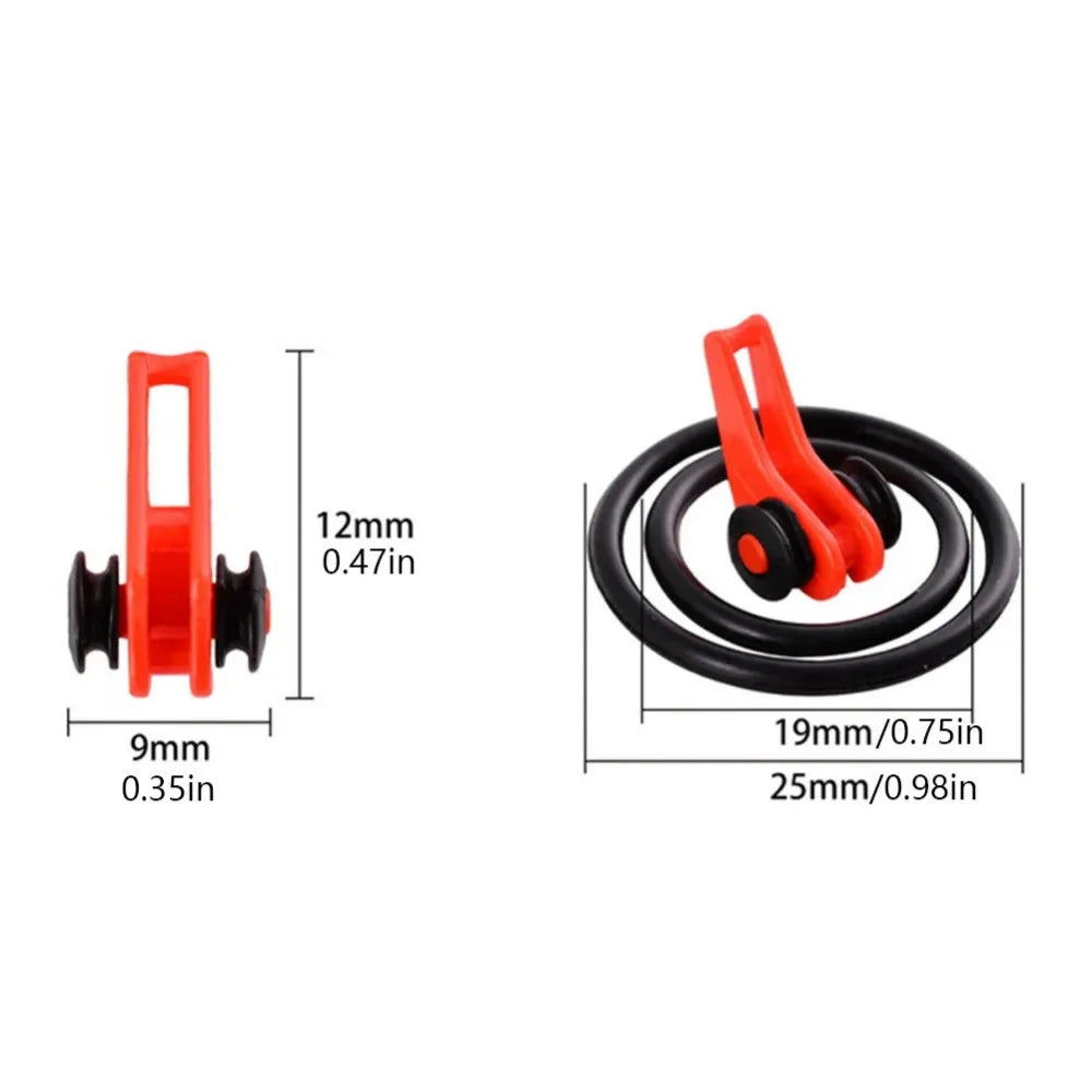 Universal 10-Piece Fishing Hook Keeper Set with Silicone Rings Nova Fishing & Outdoors