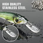Nova Stainless Steel Split Rings – Heavy-Duty Lure Connectors with Pliers (100/200pc)