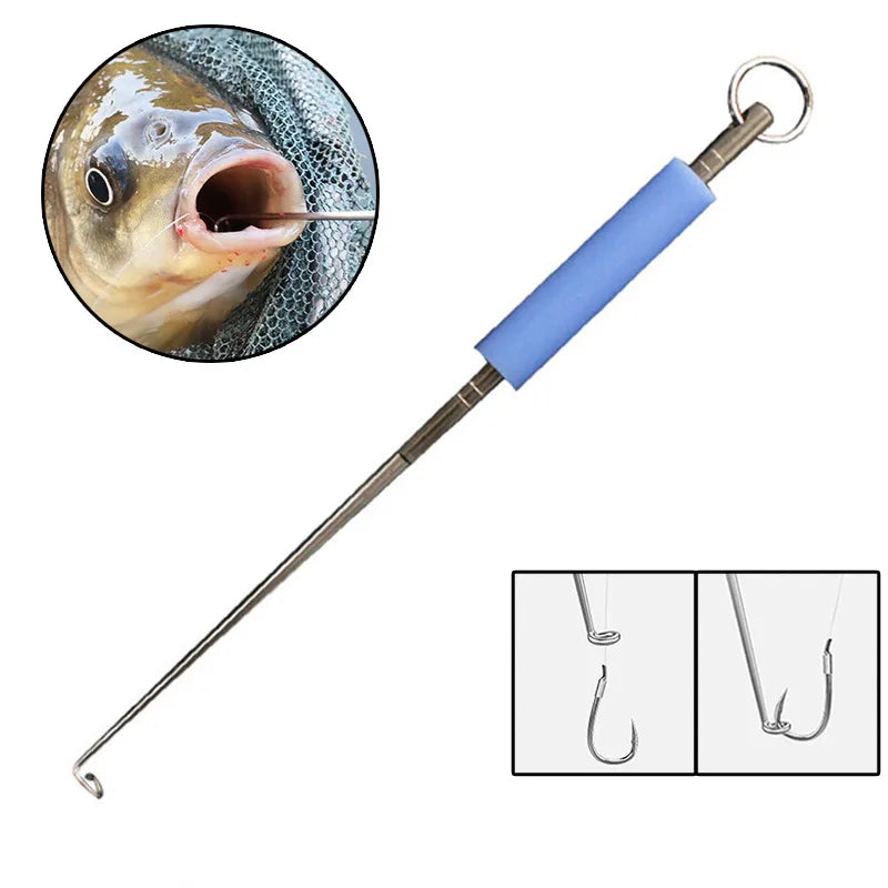 Stainless Steel Deep-Throat Hook Remover and Fish Extractor Nova Fishing & Outdoors