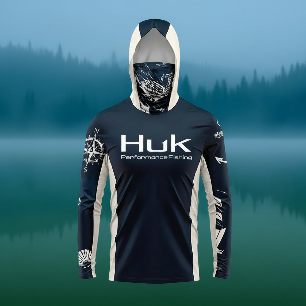 Nova Technical Angling Jersey Integrated Face Shield Full-Coverage UV Breathable Sportswear 09 Nova Fishing & Outdoors