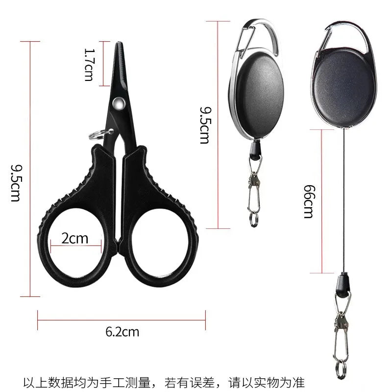 Titanium Coating Stainless Steel Fishing Scissors Plier – PE Braid Line Cutter Style 3 Nova Fishing & Outdoors