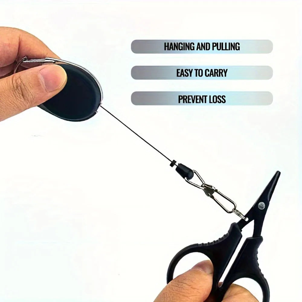 Titanium Coating Stainless Steel Fishing Scissors Plier – PE Braid Line Cutter Nova Fishing & Outdoors