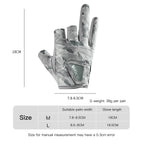 Nova Sun Protection Fishing Gloves – Breathable Anti-Slip Three-Finger Gloves for Men