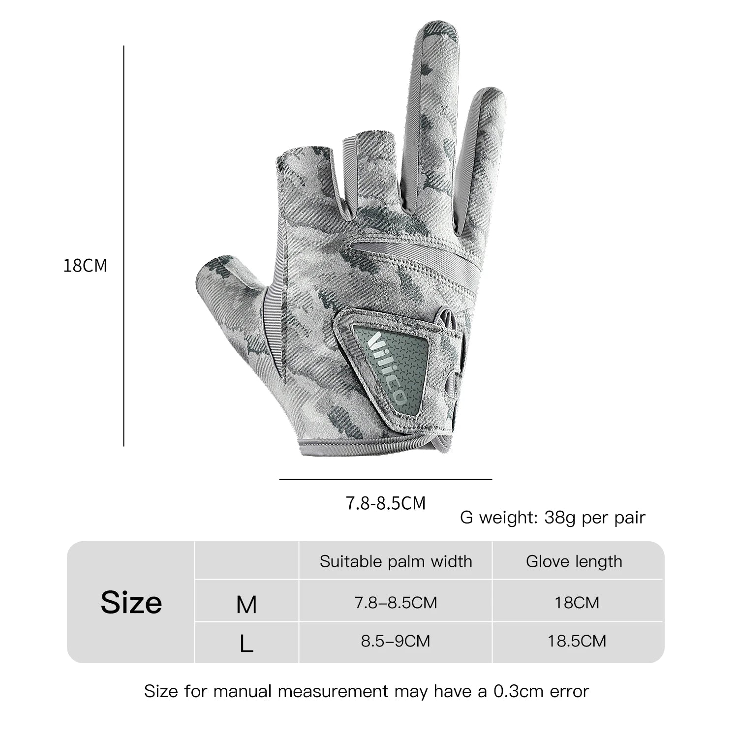 Nova Sun Protection Fishing Gloves – Breathable Anti-Slip Three-Finger Gloves for Men