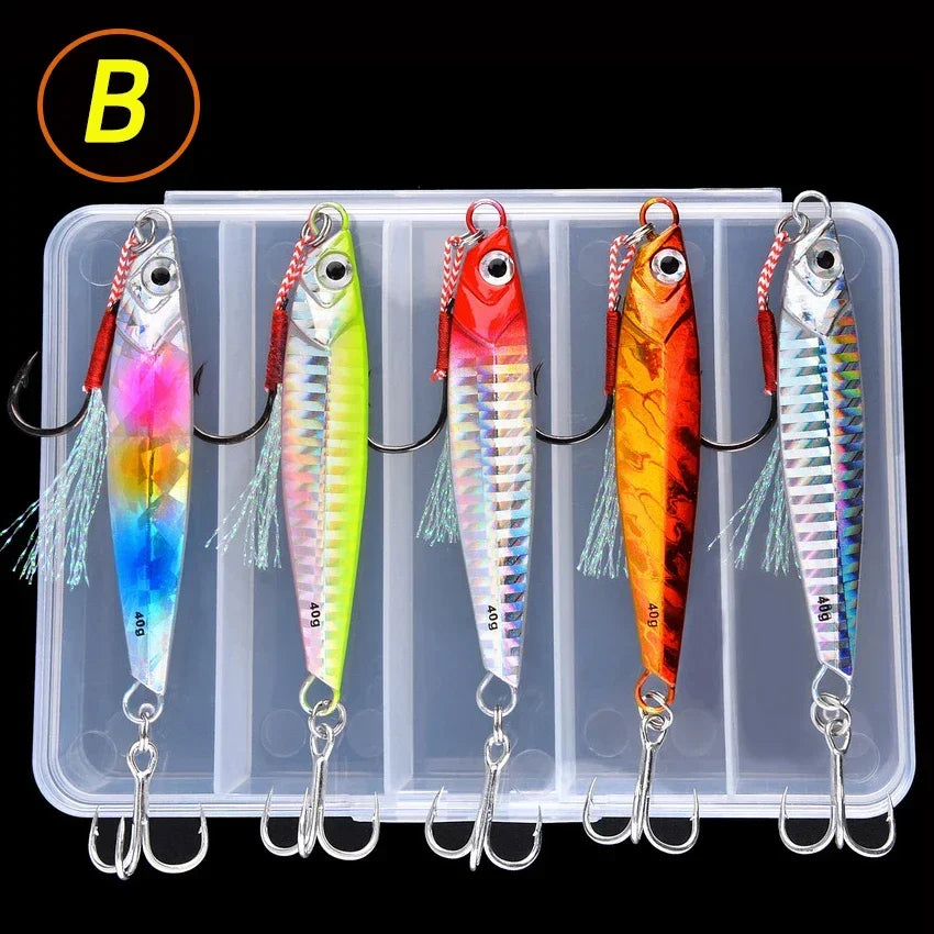 5pcs Nova Pro-Series Versatile Metal Casting Jigs | Bass, Pike & Walleye B Nova Fishing & Outdoors