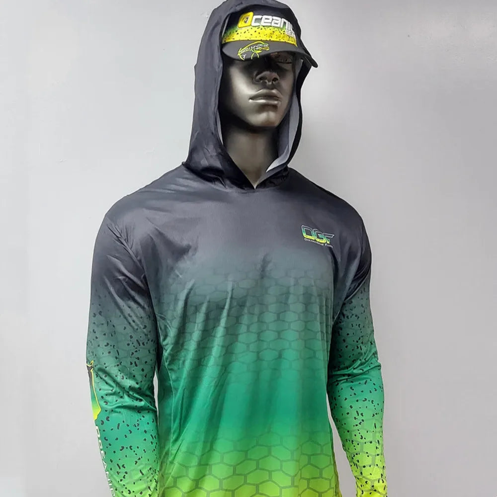Nova Men’s Sun Protection Sailing & Fishing Shirt Hooded Quick-Dry FOCEALM244172 Nova Fishing & Outdoors