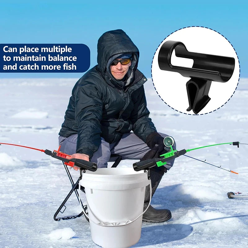 Compact Bucket-Mount Fishing Rod Holder & Tool Station Nova Fishing & Outdoors