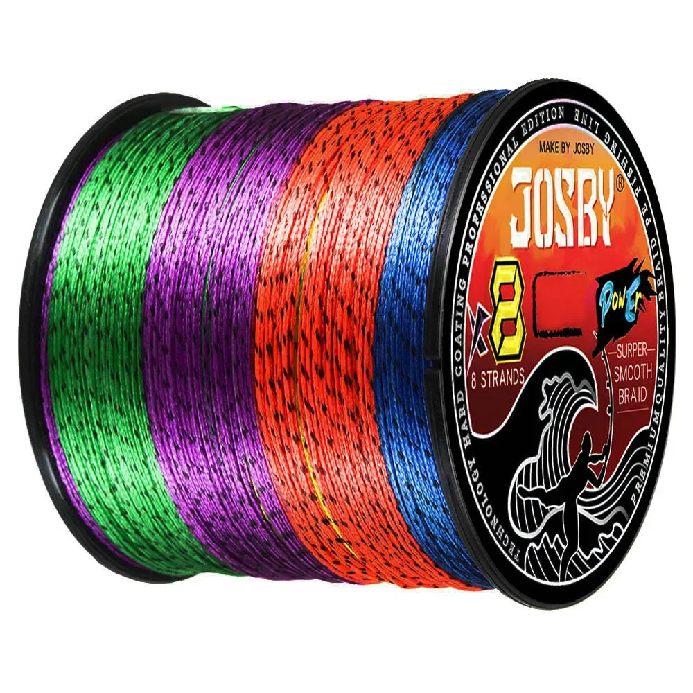 Nova Braided Fishing Line - 8 Strands Multifilament PE Wire - 100M-500M, Multicolor