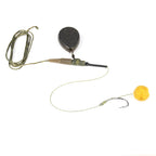 Nova Ready-Made Carp Rigging Kit - High-Carbon Steel Hook Set with Rolling Swivels for Boilies & Corn