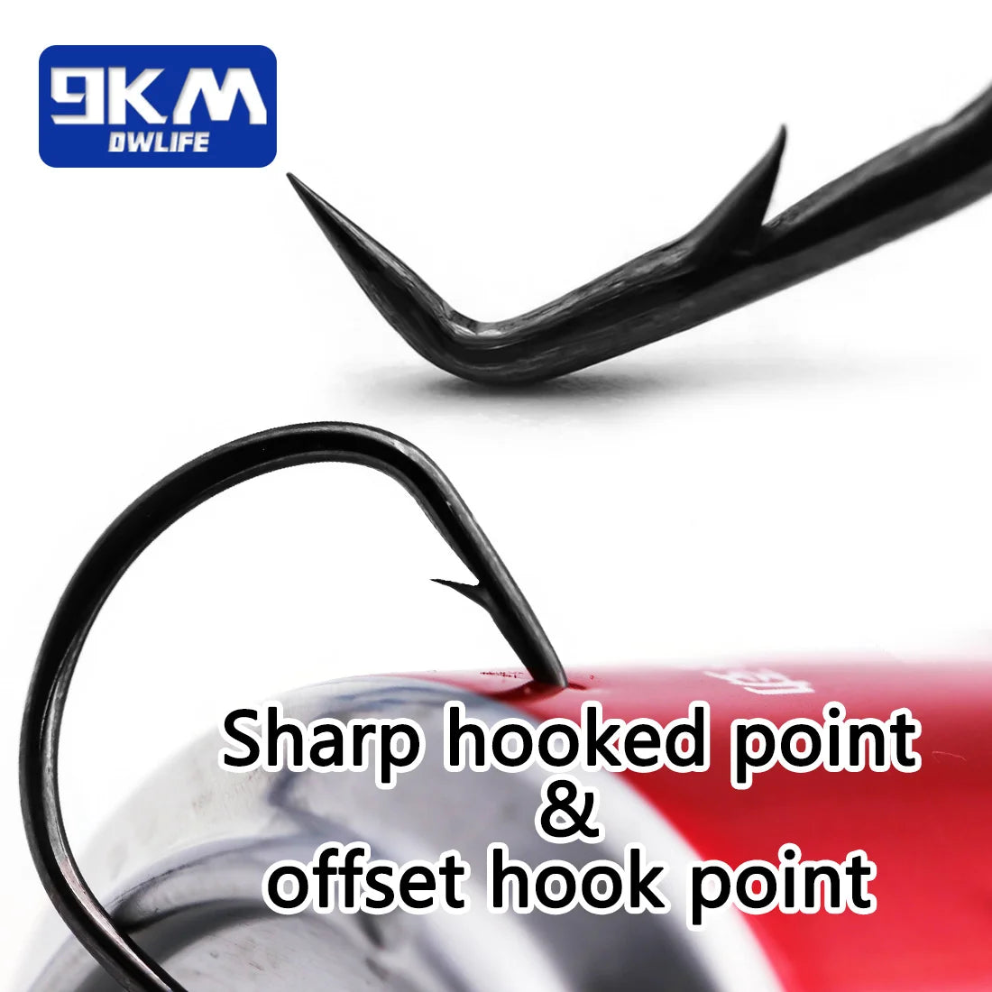 Nova Circle Hook Kit – 90-210pc Offset Saltwater & Surf Hook Assortment Box