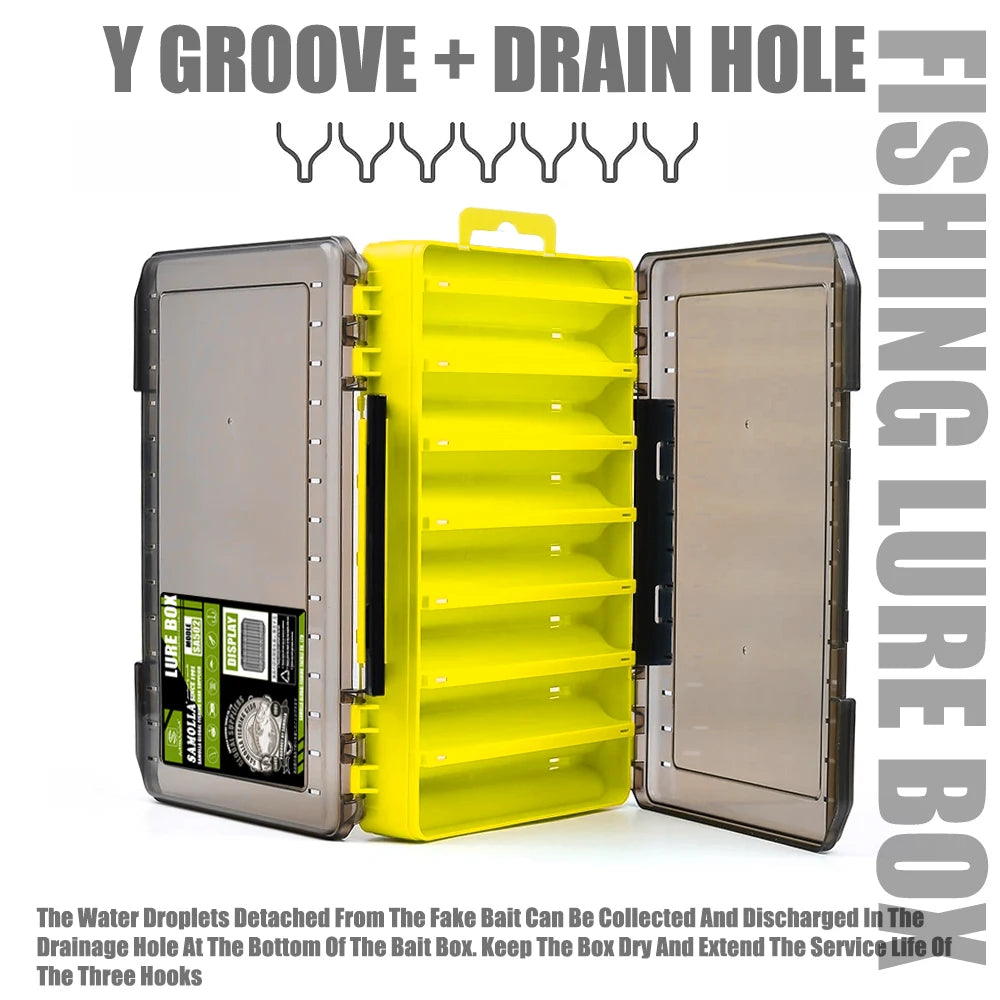 Dual-Compartment Tackle Box – Lure & Bait Storage Nova Fishing & Outdoors