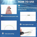Nova Bobber Stops & Beads Kit – Slip Knot Stoppers for Float Fishing (50/100pc)