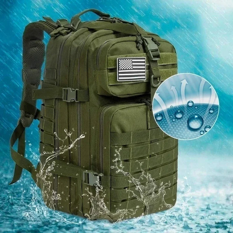 Nova Military Tactical Backpack Large Molle Outdoor Rucksack Waterproof Camping Hiking Fishing Bag