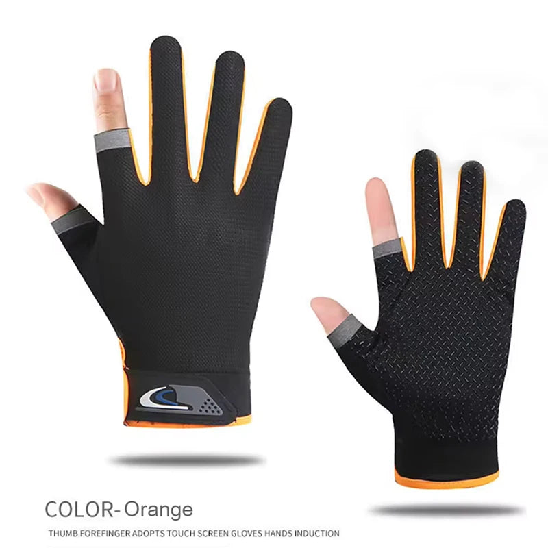 Two-Finger Cut Fishing Gloves – Touchscreen & Sun Protection for Summer Anglers Nova Fishing & Outdoors