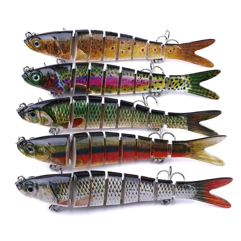 Hyper-Realistic 8-Segment Jointed Swimbait – Life-Like Sinking Action Nova Fishing & Outdoors