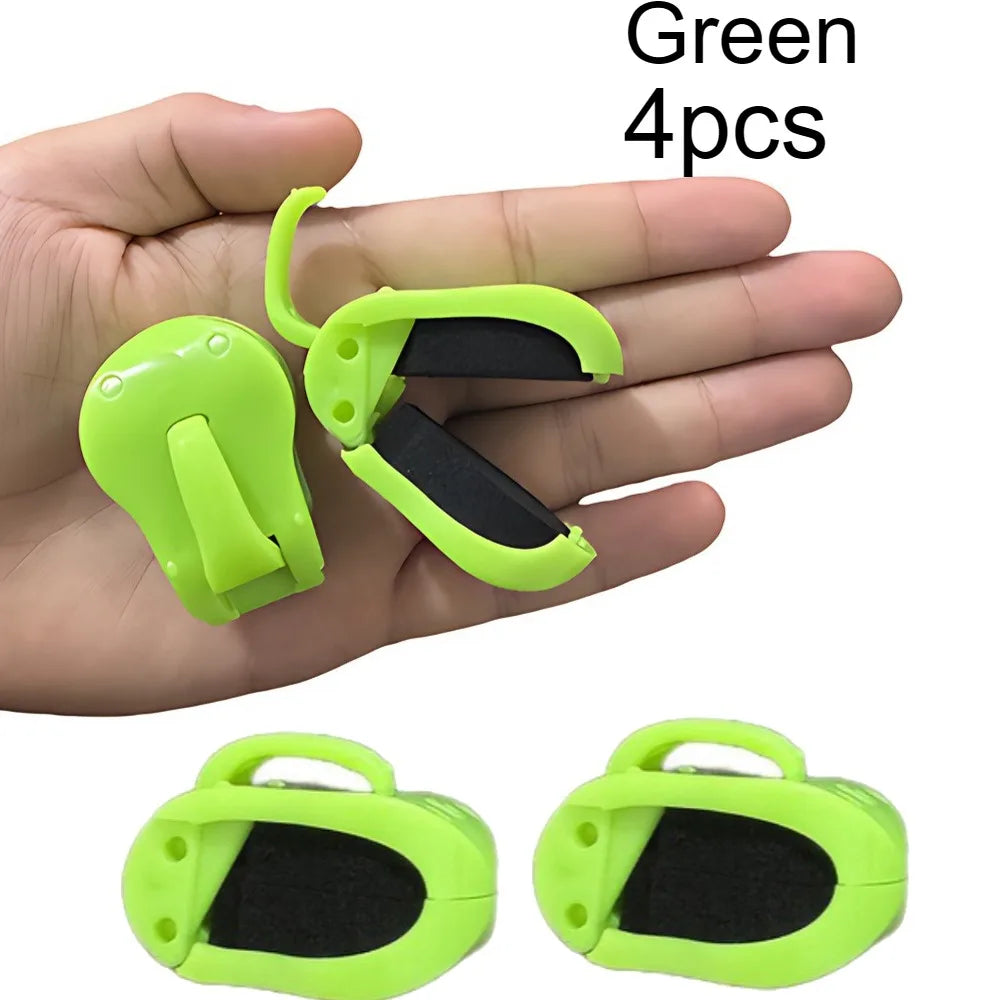 4-Pack Universal Rod Clips – Quick-Attach Fishing Rod Holder - 4 Piece Set 4pcs-Green Nova Fishing & Outdoors