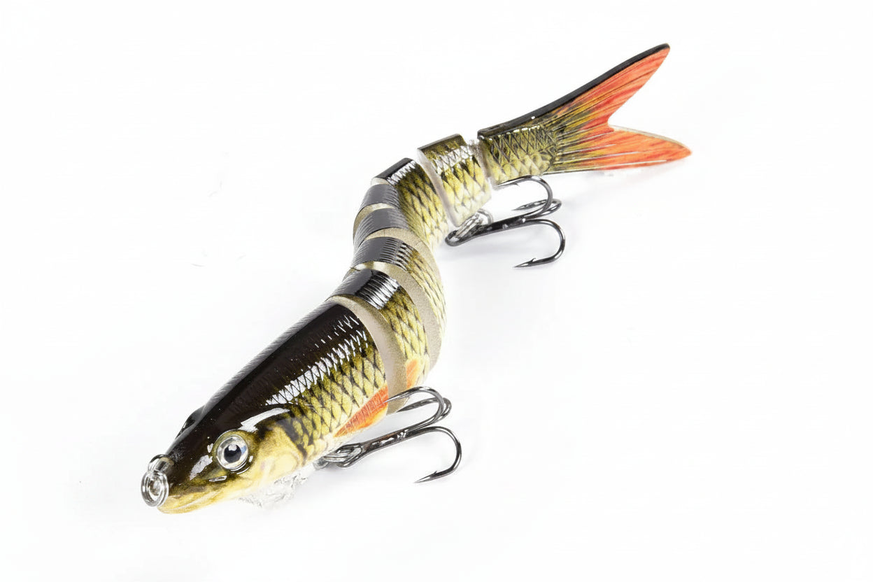 Multi-Jointed Swimbait – Slow-Sinking Segmented Crankbait Style 8 Nova Fishing & Outdoors