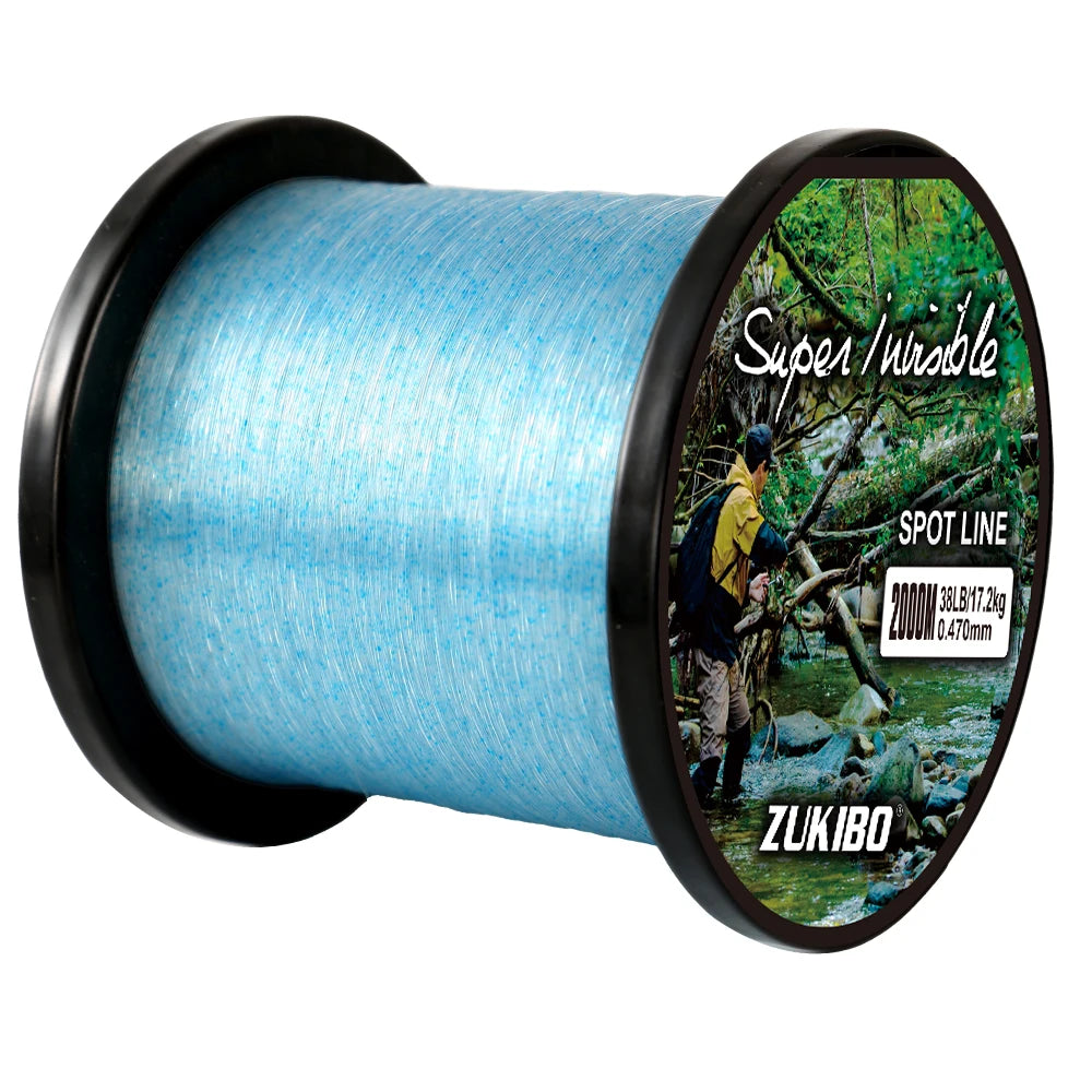 Professional Grade Invisible Spotted Line | 500m & 2000m Bulk Spools Nova Fishing & Outdoors