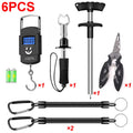 6-Piece Professional Fishing Tool Kit with Digital Scale 6Pcs set Nova Fishing & Outdoors