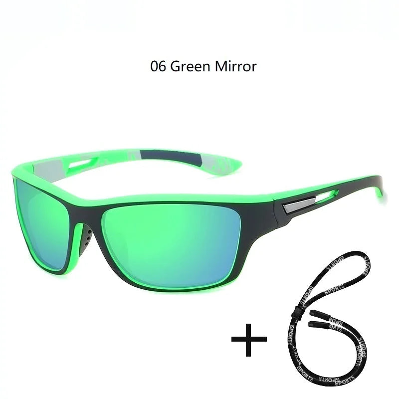 Nova Sport Polarized Sunglasses for Men and Women Driving Hiking Marine Fishing Glasses 06 Green Mirror Nova Fishing & Outdoors