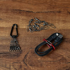 6-Piece Aluminum Carabiner Snap Clips – Secure Gear Connectors Nova Fishing & Outdoors