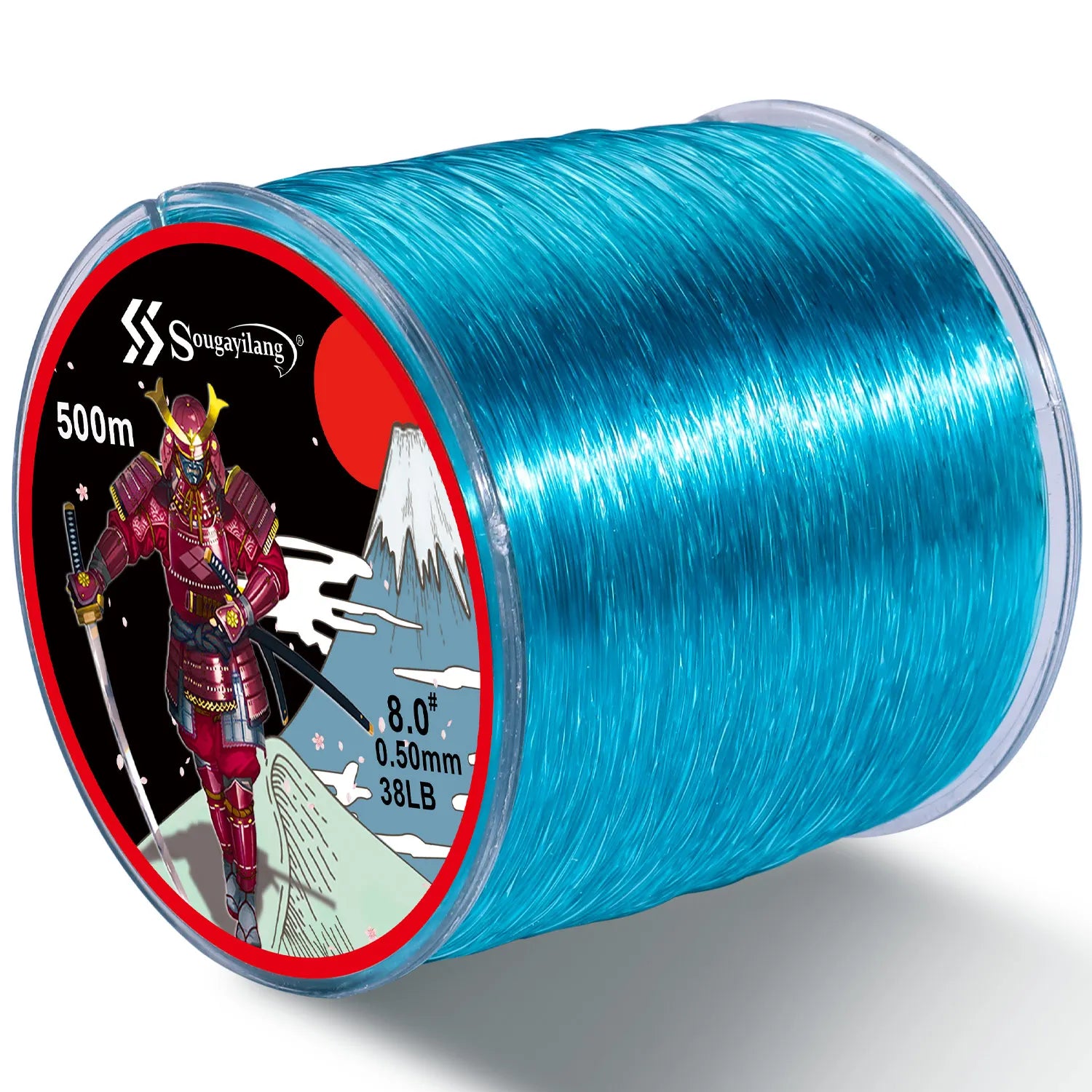 Nova 500M Japanese Nylon Fishing Line - Floating Monofilament for Bass & Topwater - High Strength SKY BLUE Nova Fishing & Outdoors