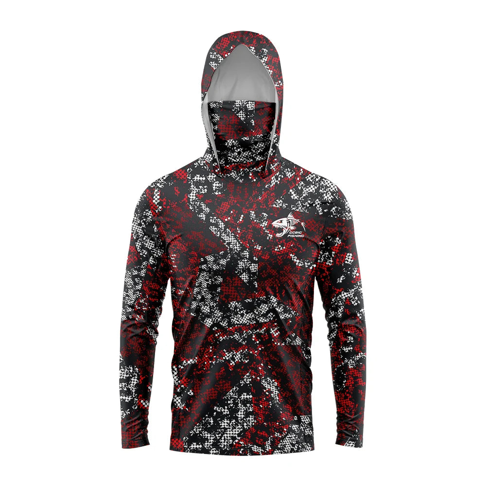 Nova Men’s Performance Fishing Hoodie UPF 50+ Quick-Dry Sun Protection Shirt with Built-In Face Mask 5 Nova Fishing & Outdoors