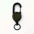 Heavy-Duty Retractable Tool Lanyard with Carabiner Clip Black (1 Piece) Nova Fishing & Outdoors